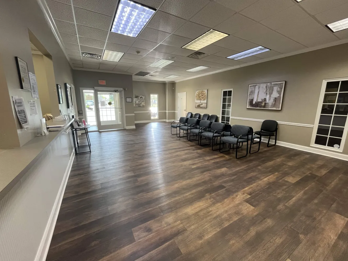 Lobby of the Chattanooga clinic
