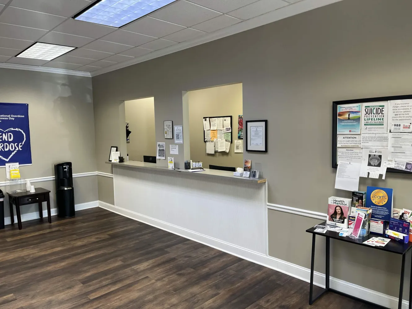 Lobby at the Chattanooga clinic